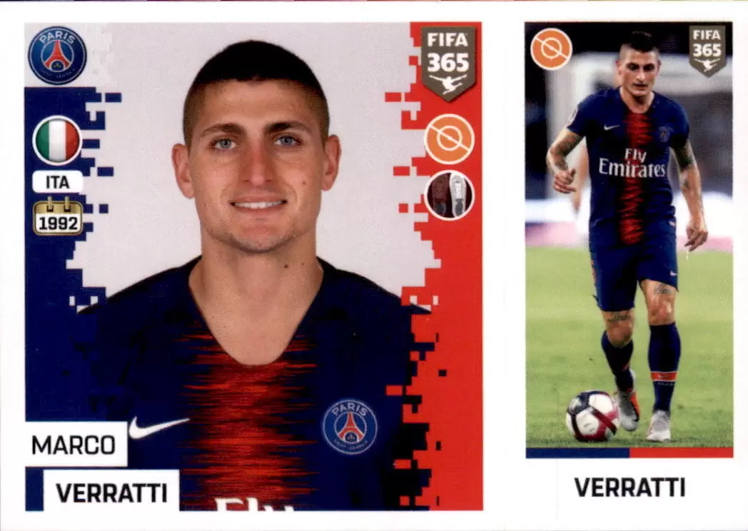 the golden world of football fifa 19 - Marco Verratti - Paris Saint-Germain