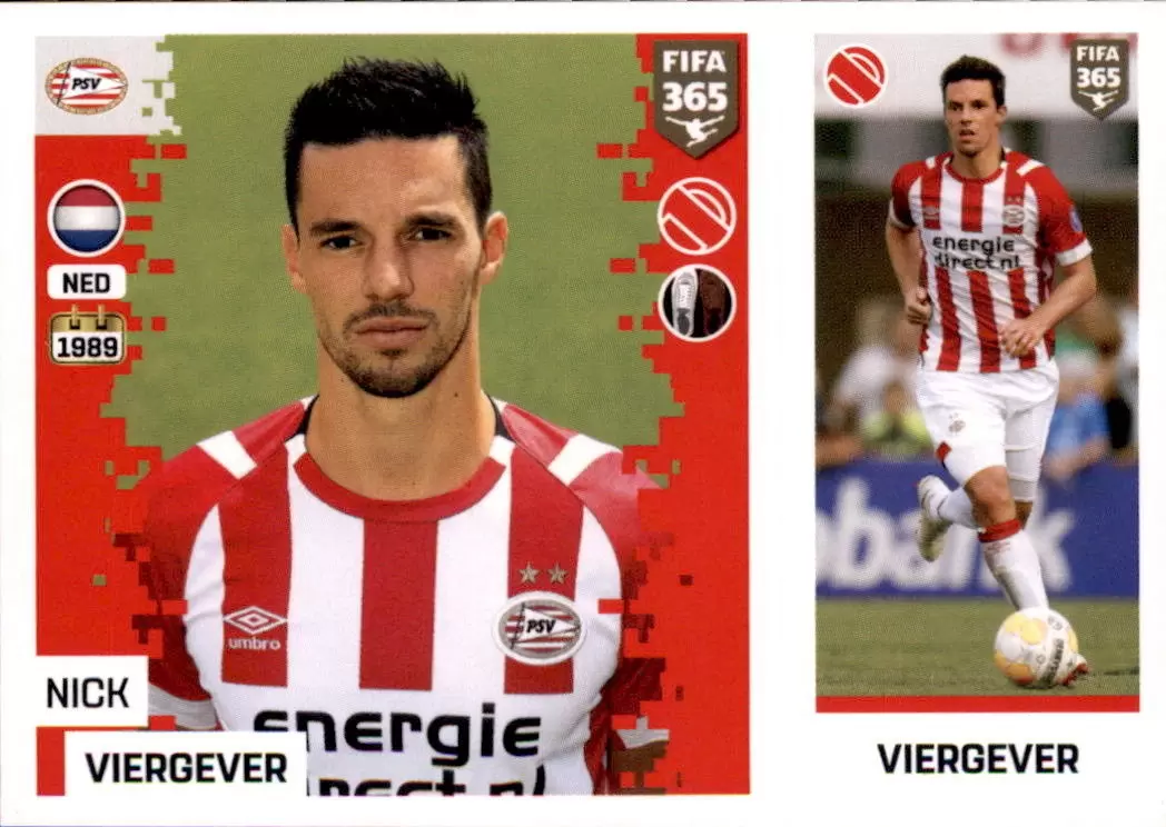 The Golden World of Football Fifa 365 2019 - Nick Viergever - PSV Eindhoven