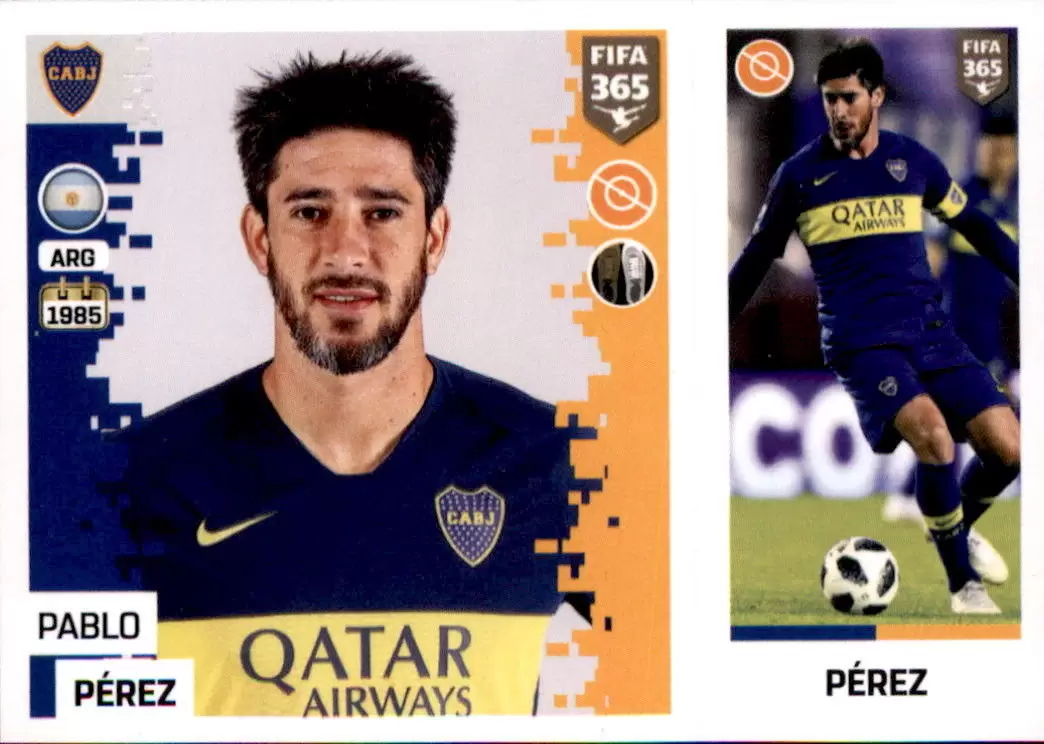 The Golden World of Football Fifa 365 2019 - Pablo Pérez - Boca Juniors