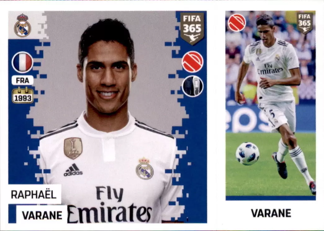 the golden world of football fifa 19 - Raphaël Varan - Real Madrid CF