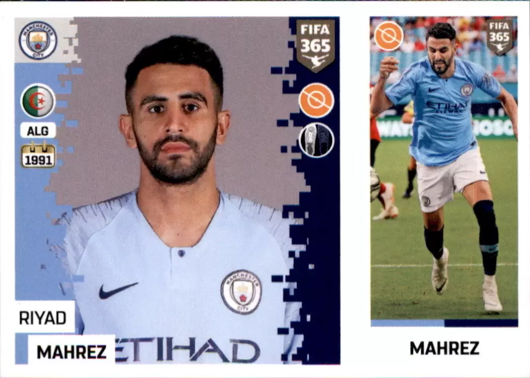the golden world of football fifa 19 - Rayad Mahrez - Manchester City