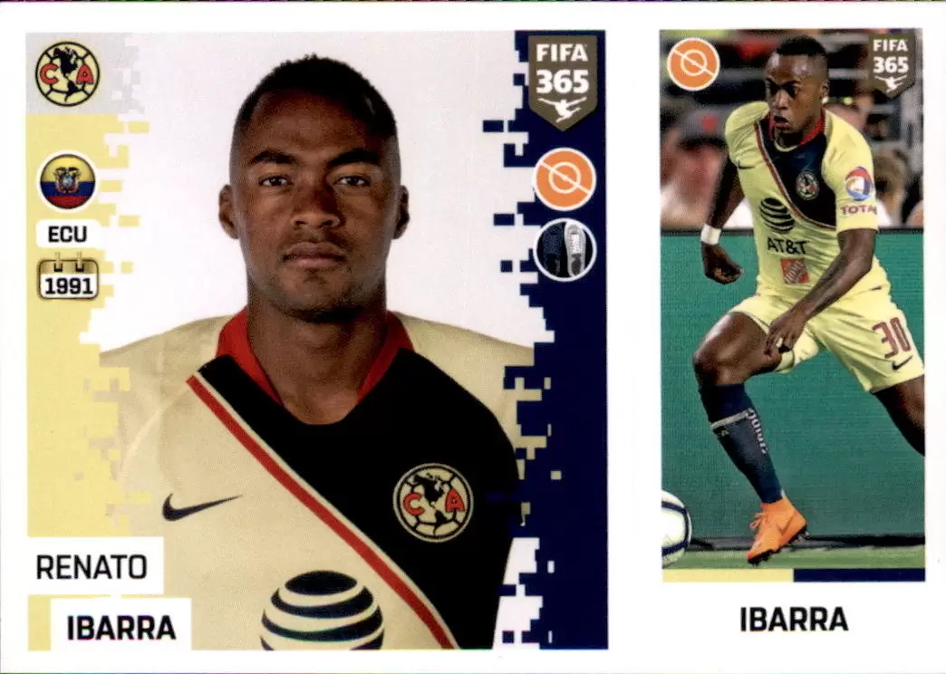 The Golden World of Football Fifa 365 2019 - Renato Ibarra - Club America