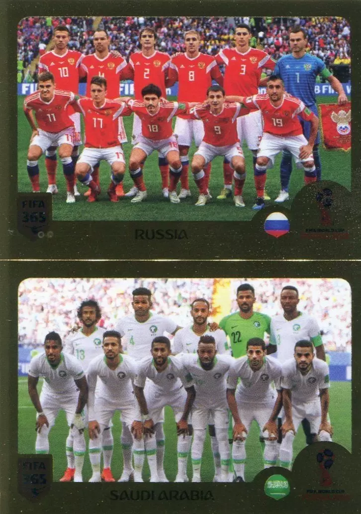 the golden world of football fifa 19 - Russia / Saudi Arabia - Group A