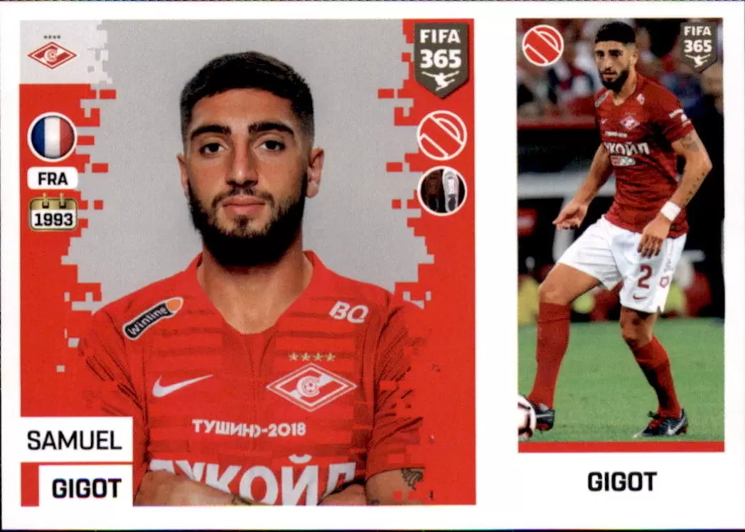 The Golden World of Football Fifa 365 2019 - Samuel Gigot - FC Spartak Moskva