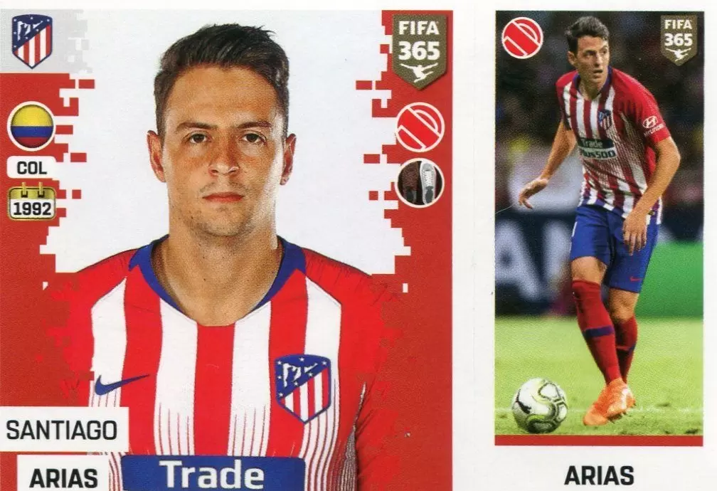 the golden world of football fifa 19 - Santiago Arias - Atlético de Madrid