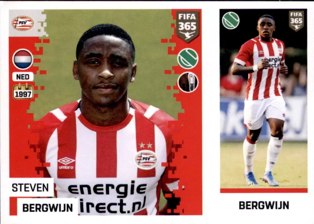 The Golden World of Football Fifa 365 2019 - Steven Bergwijn - PSV Eindhoven