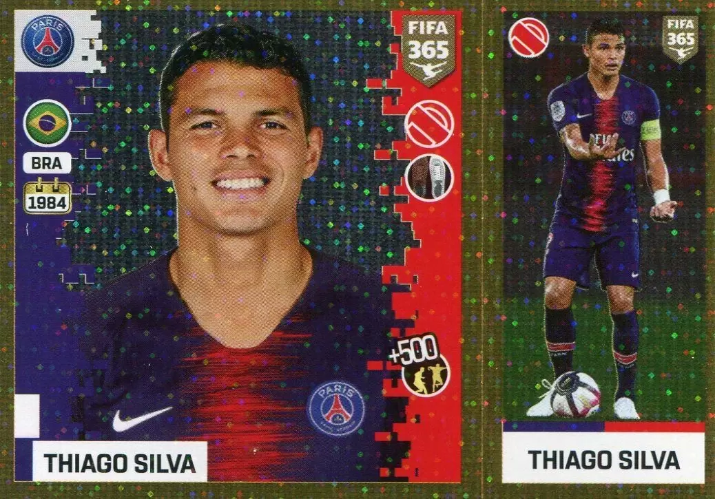 the golden world of football fifa 19 - Thiago Silva - Paris Saint-Germain