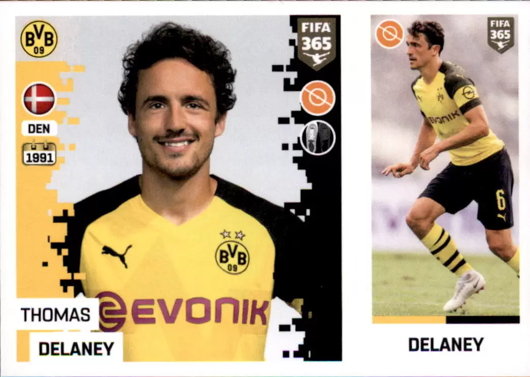 the golden world of football fifa 19 - Tohomas Delaney - Borussia Dortmund