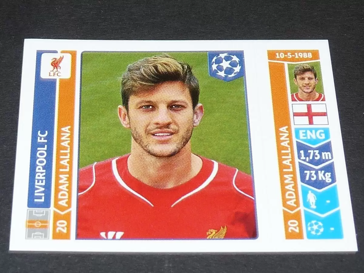 UEFA Champions League 2014-2015 - Adam Lallana - Liverpool FC