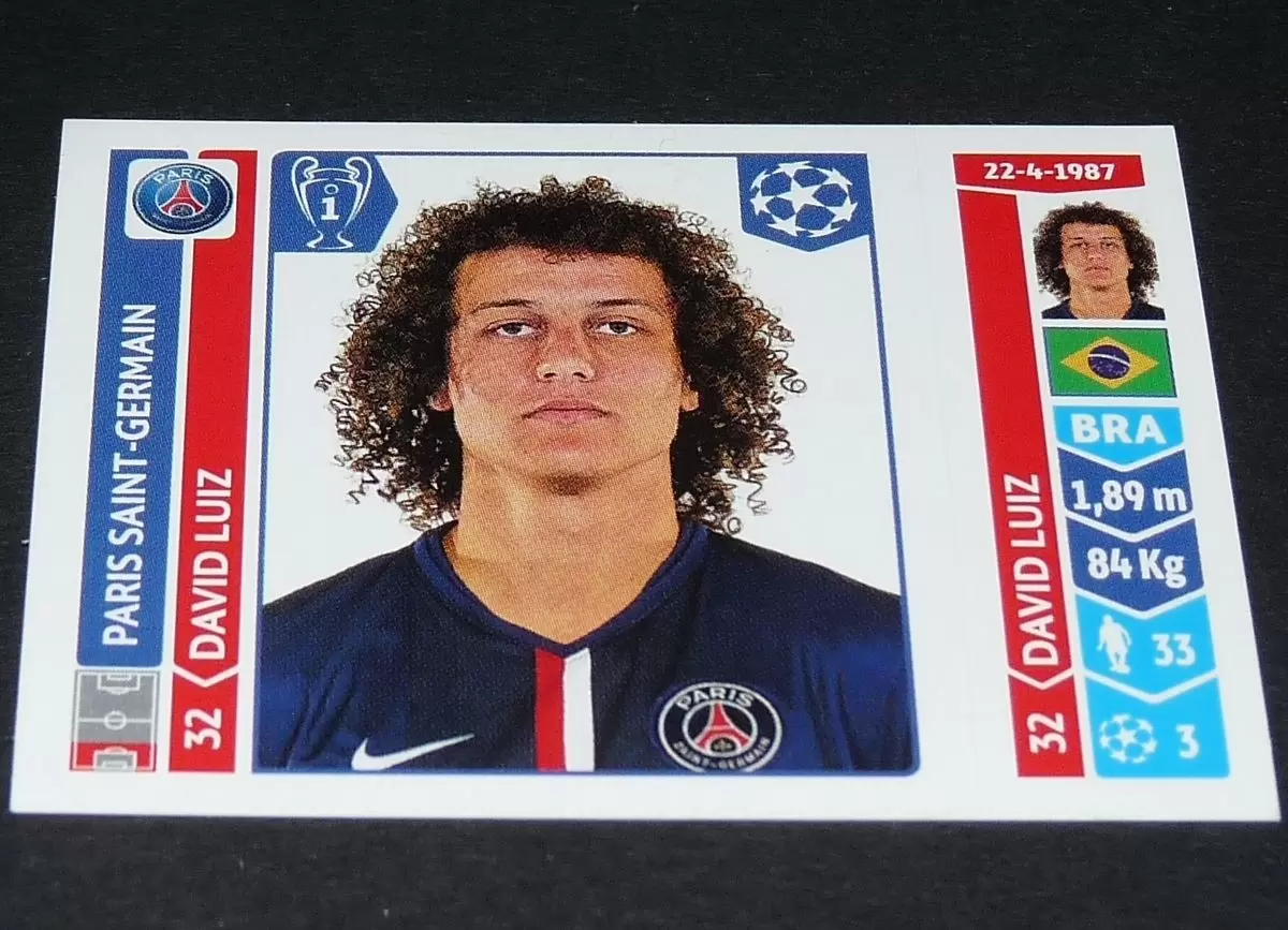 UEFA Champions League 2014-2015 - David Luiz - Paris Saint-Germain FC