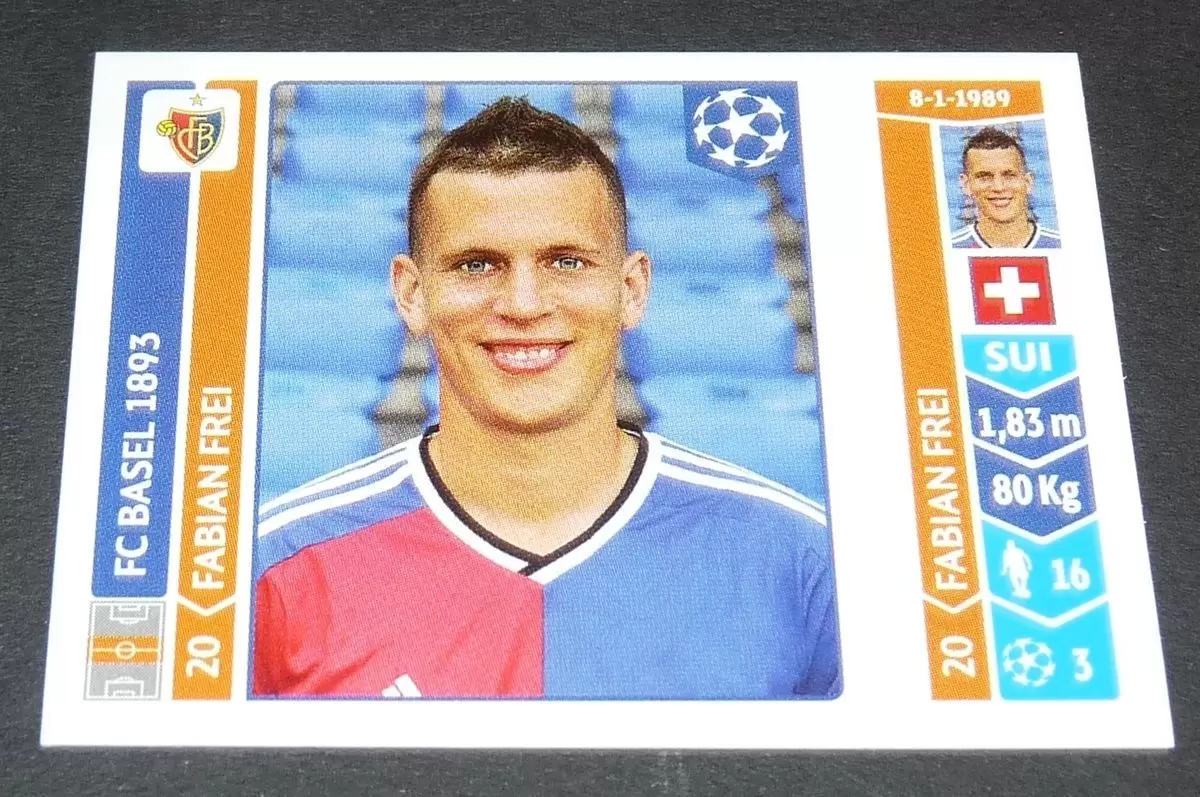 UEFA Champions League 2014-2015 - Fabian Frei - FC Basel 1893