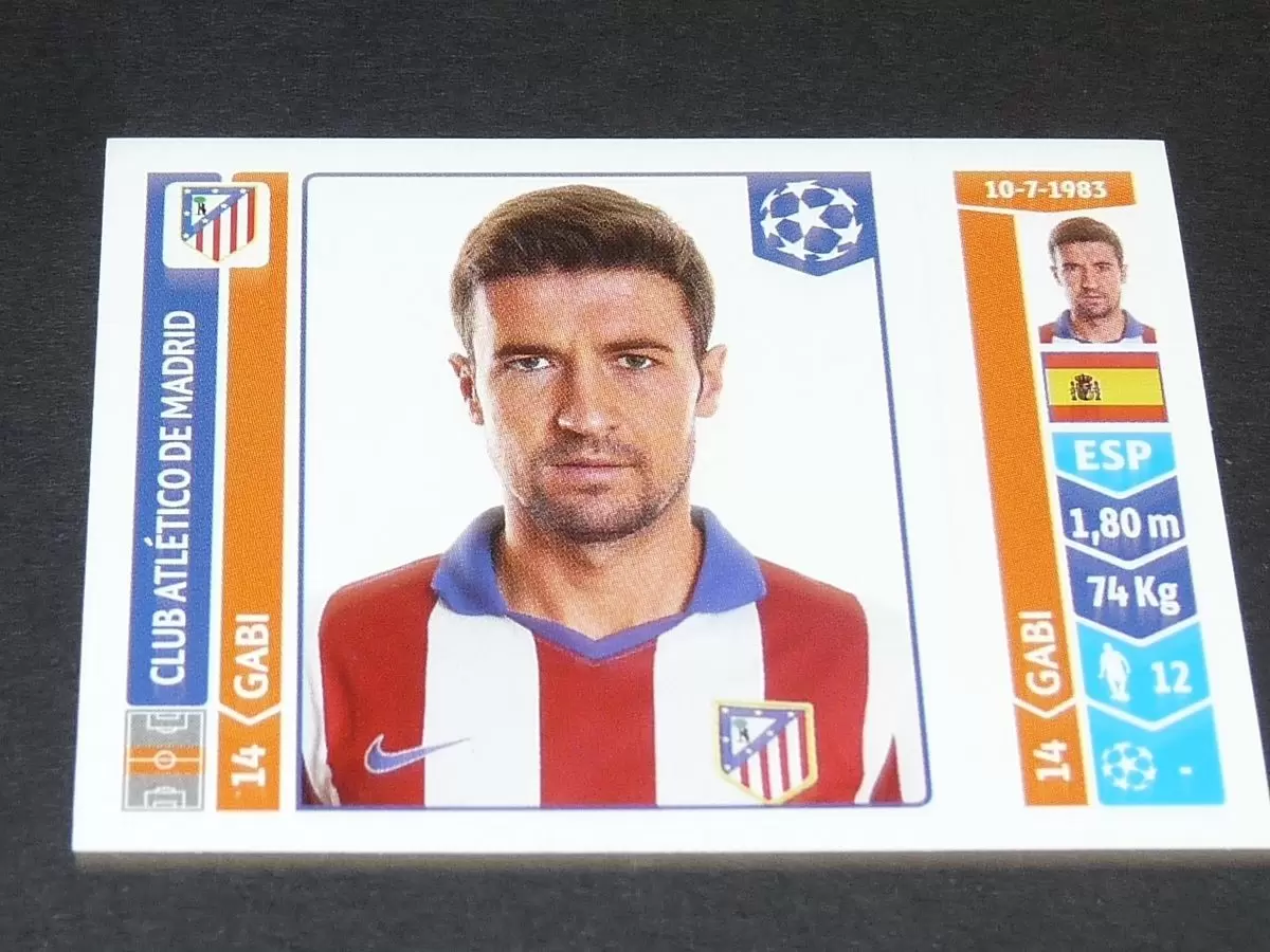 UEFA Champions League 2014-2015 - Gabi - Club Atlético de Madrid