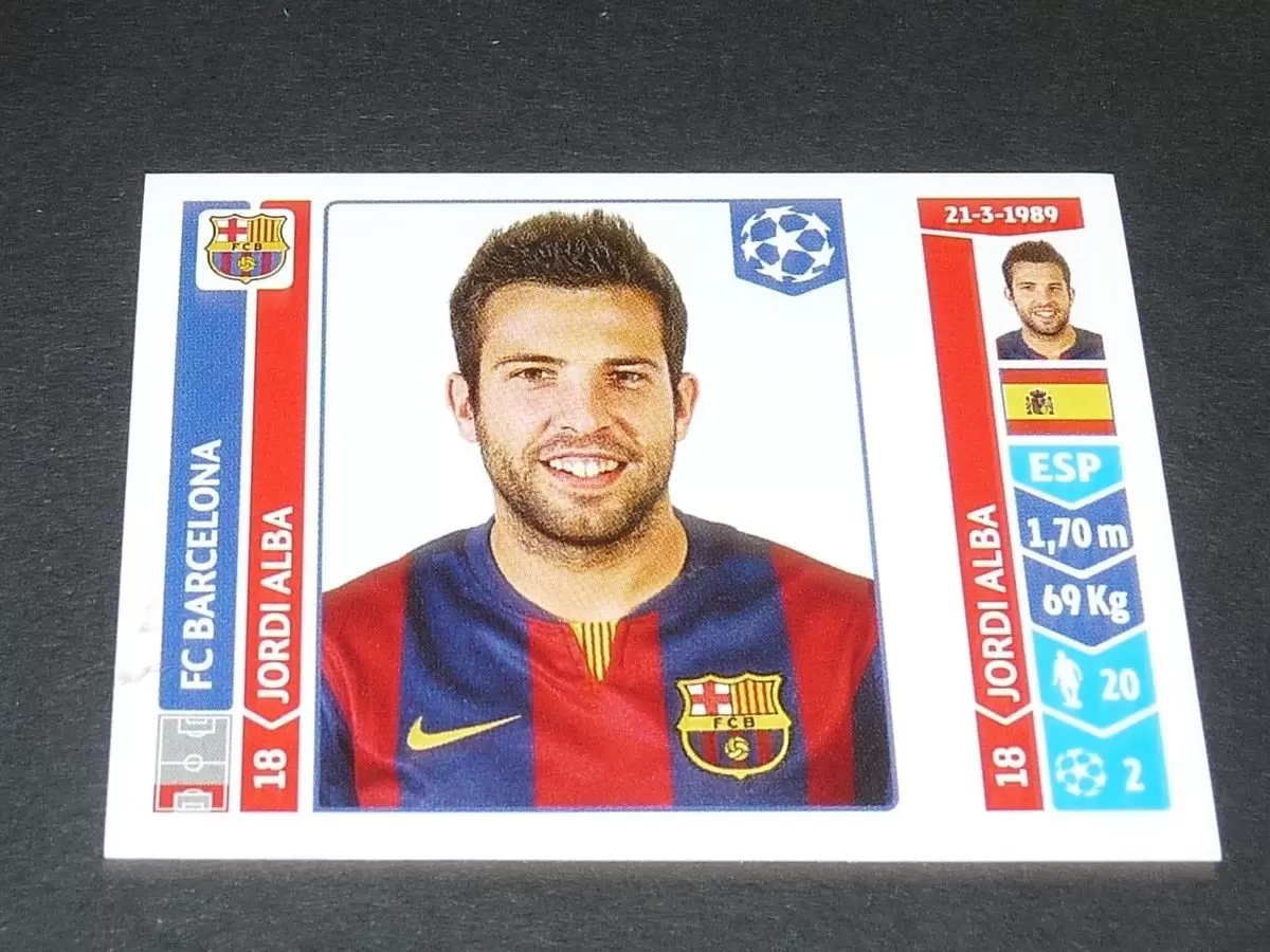 UEFA Champions League 2014-2015 - Jordi Alba - FC Barcelona