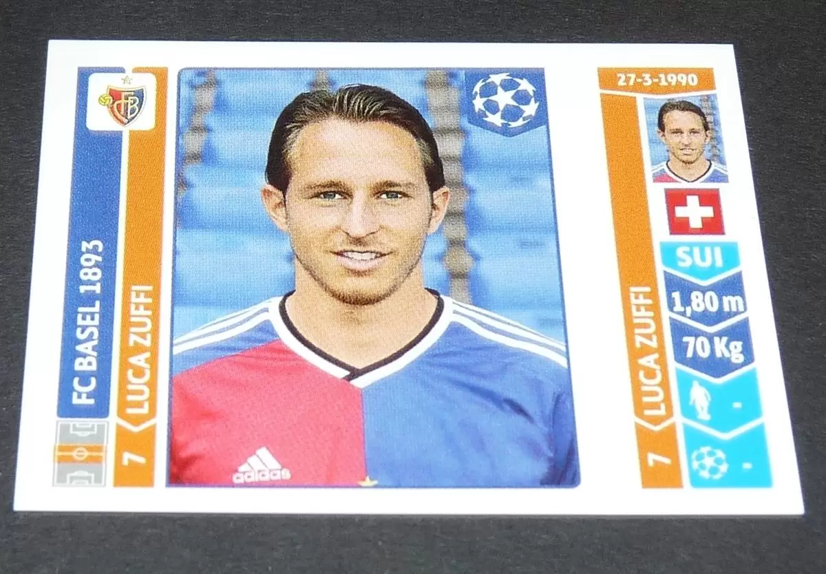UEFA Champions League 2014-2015 - Luca Zuffi - FC Basel 1893
