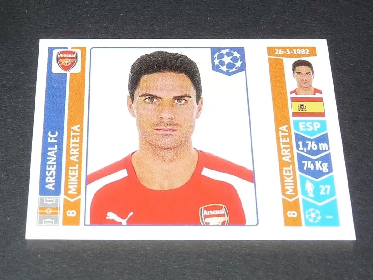 UEFA Champions League 2014-2015 - Mikel Arteta - Arsenal FC