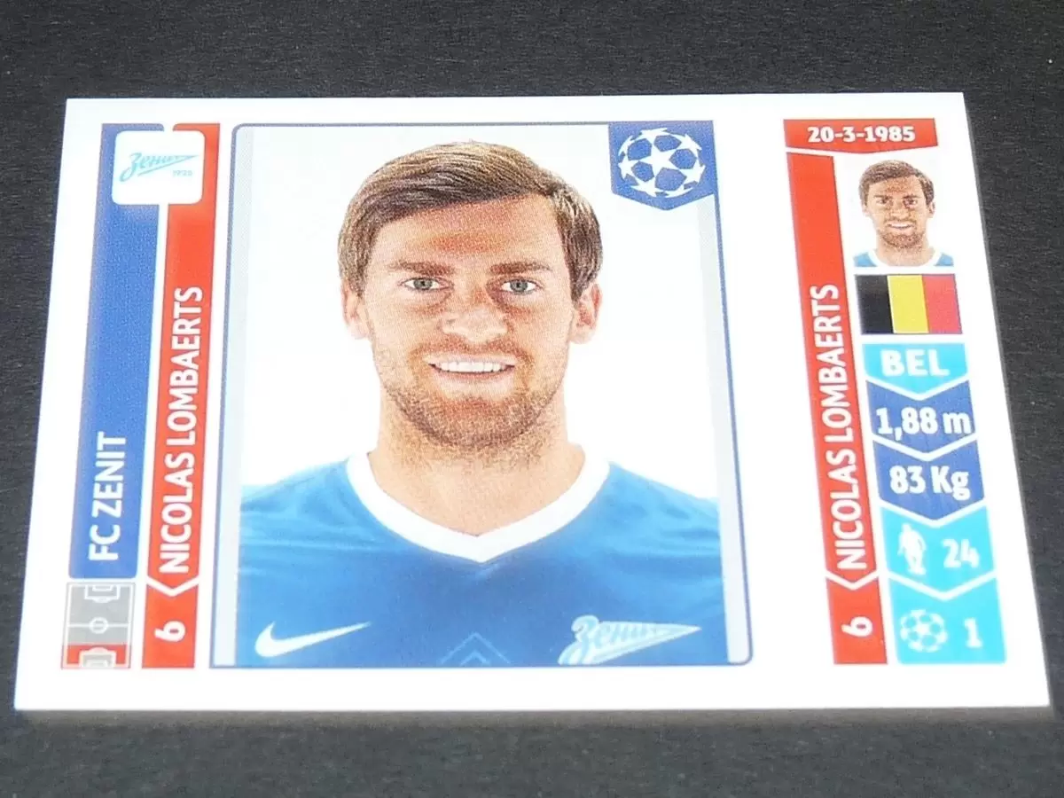 UEFA Champions League 2014-2015 - Nicolas Lombaerts - FC Zenit