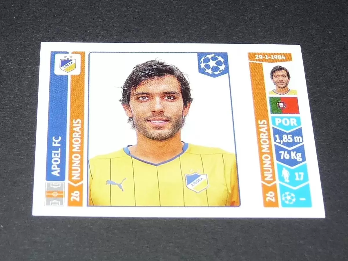 UEFA Champions League 2014-2015 - Nuno Morais - APOEL FC