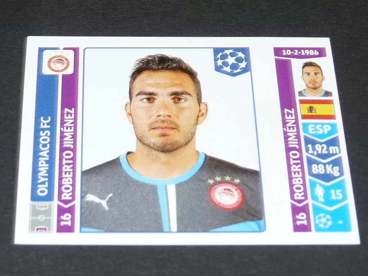 UEFA Champions League 2014-2015 - Roberto Jiménez - Olympiacos FC