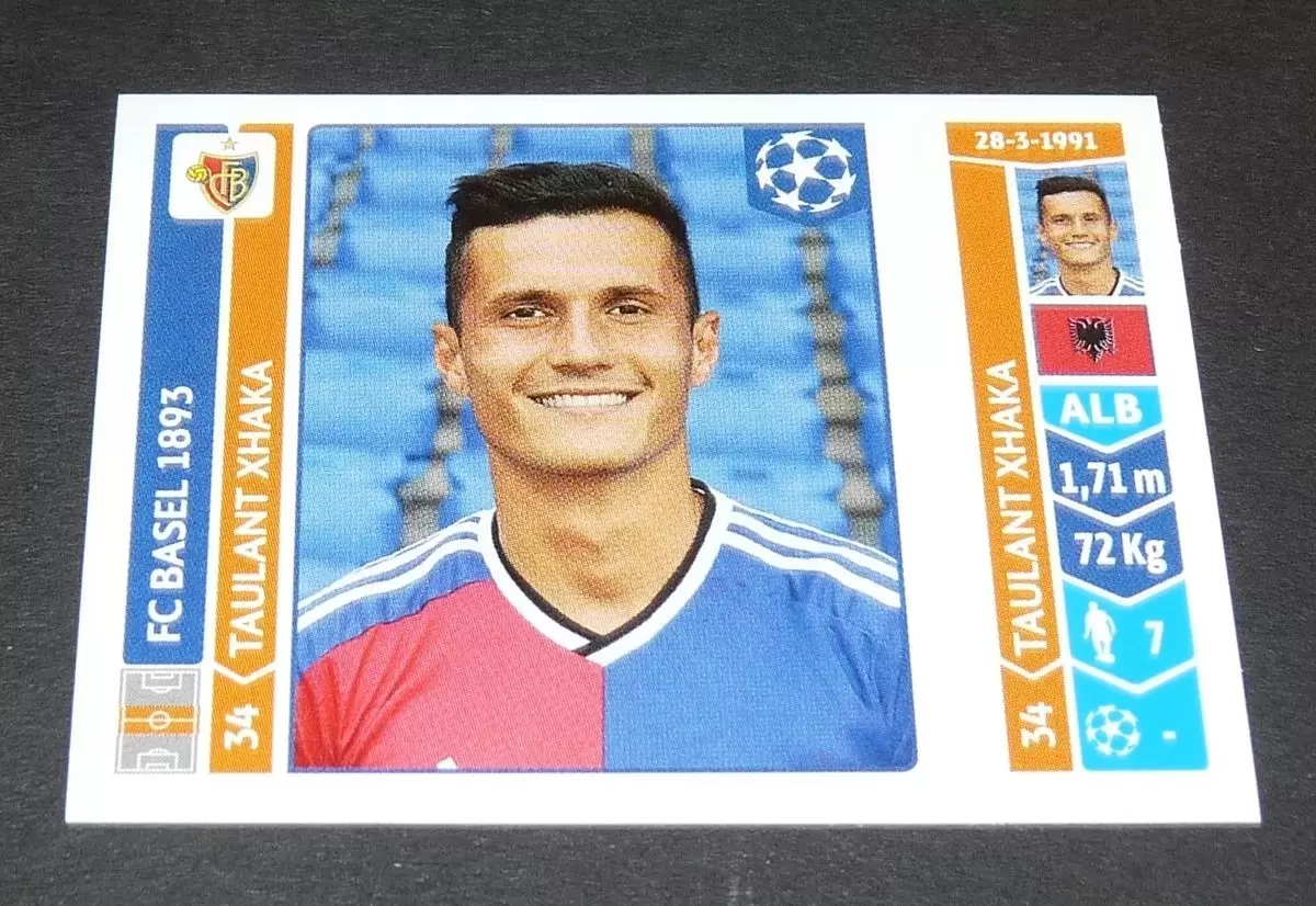 UEFA Champions League 2014-2015 - Taulant Xhaka - FC Basel 1893