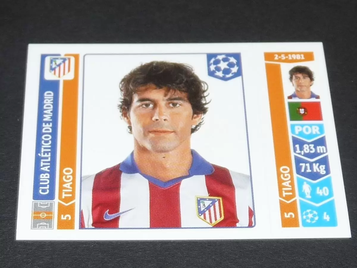 UEFA Champions League 2014-2015 - Tiago - Club Atlético de Madrid