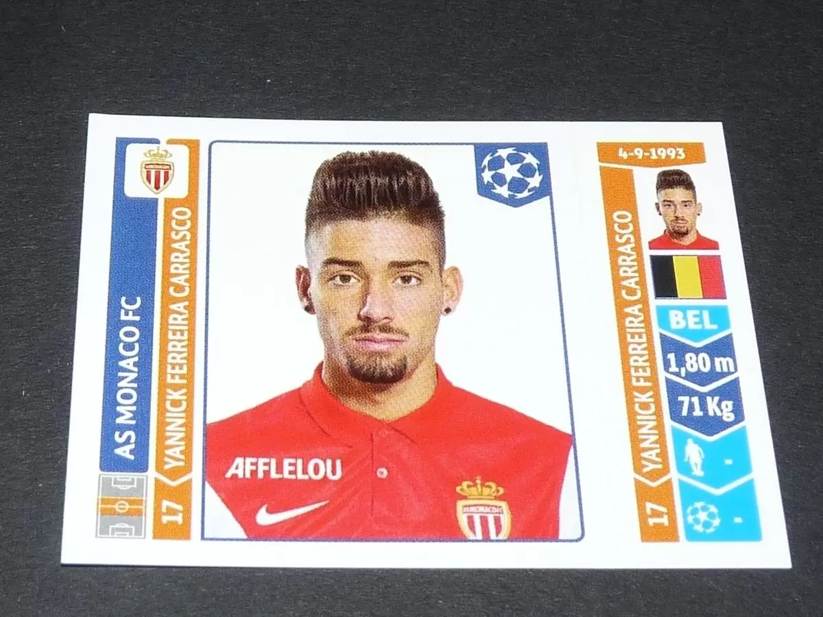 UEFA Champions League 2014-2015 - Yannick Ferreira Carrasco - AS Monaco FC