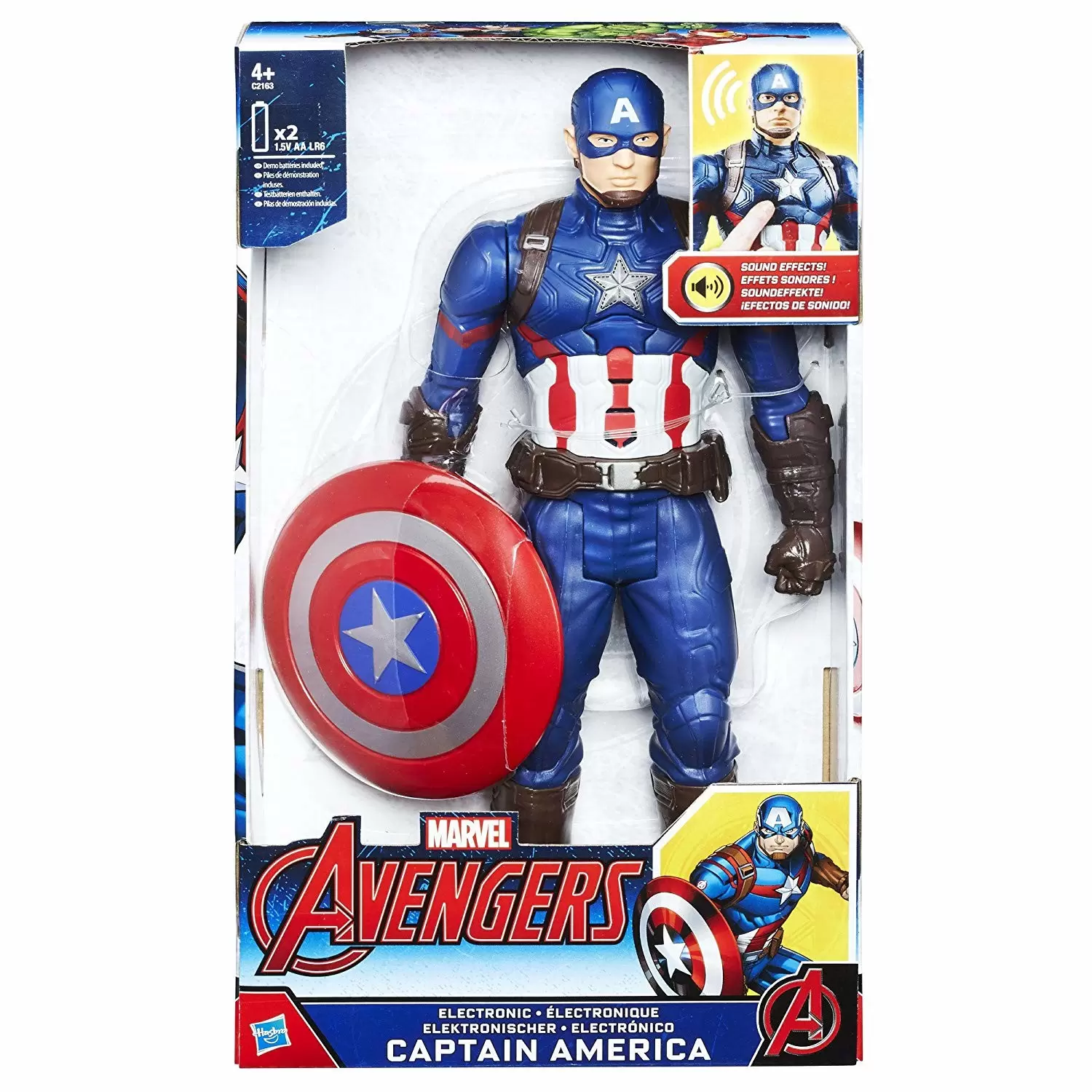 Marvel Avengers - Figurine Electronique 30 cm - Captain America