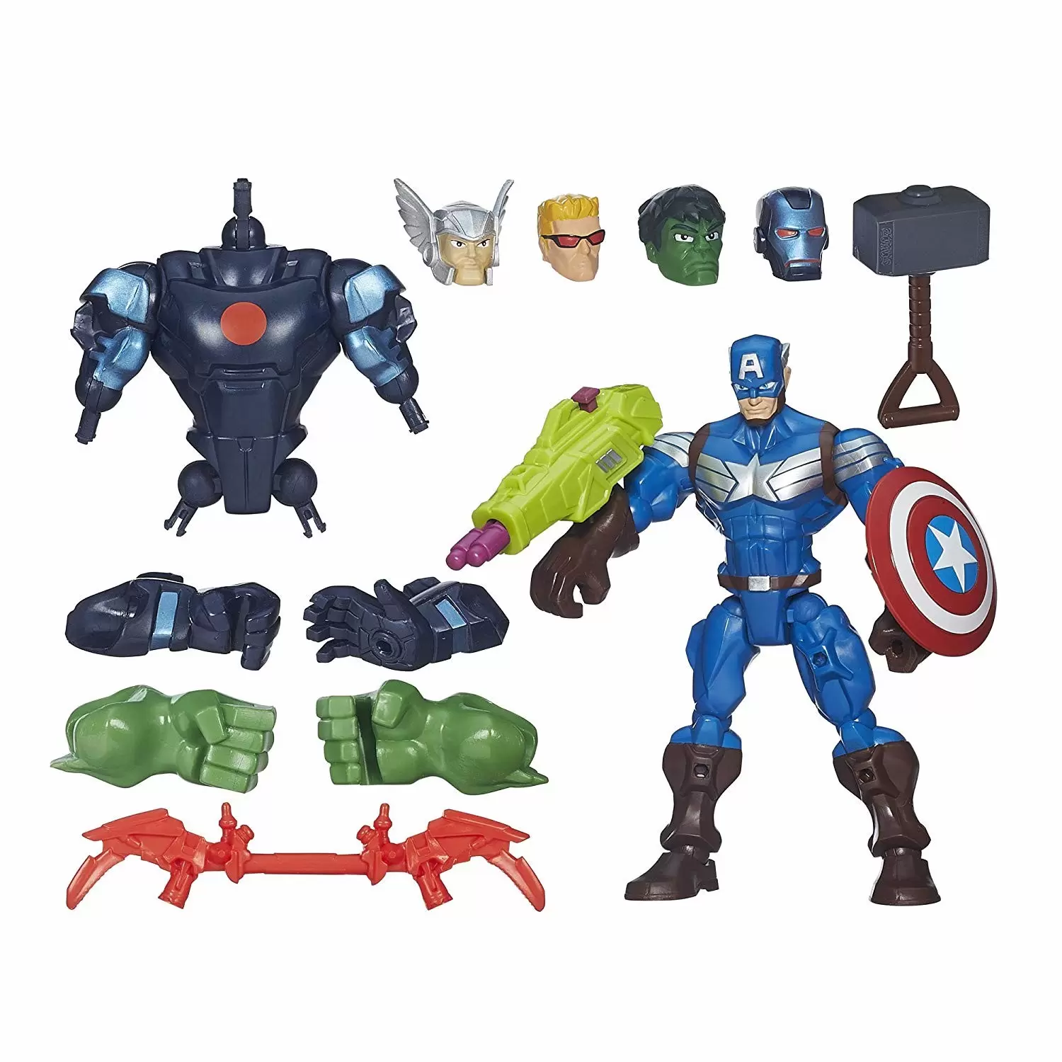 Mashers marvel avengers x-men hero lego playmobil