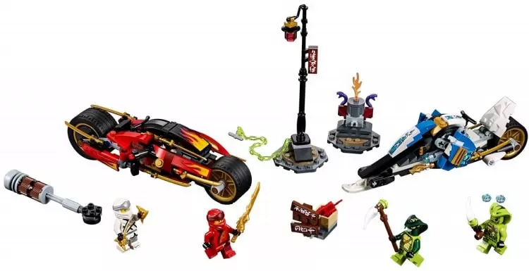 LEGO Ninjago - Kai\'s Blade Cycle & Zane\'s Snowmobile