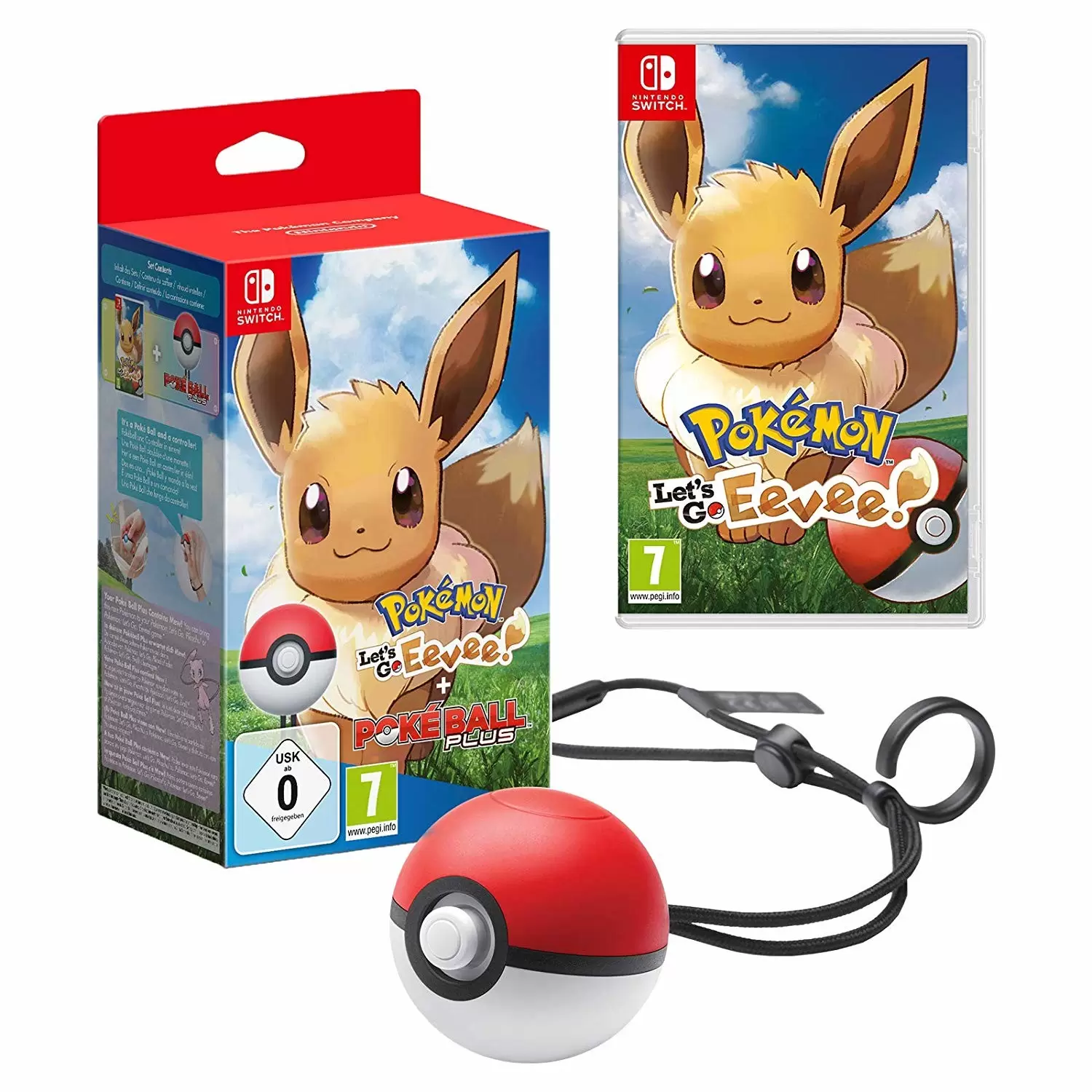 Nintendo Switch Games - Pokémon Let\'s Go Eevee + Pokeball