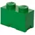 LEGO Storage Brick 2- Dark Green