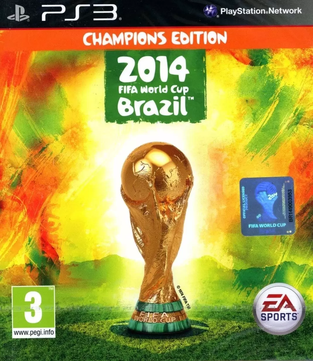 PS3 Games - 2014  FIFA World Cup : Champions Edition