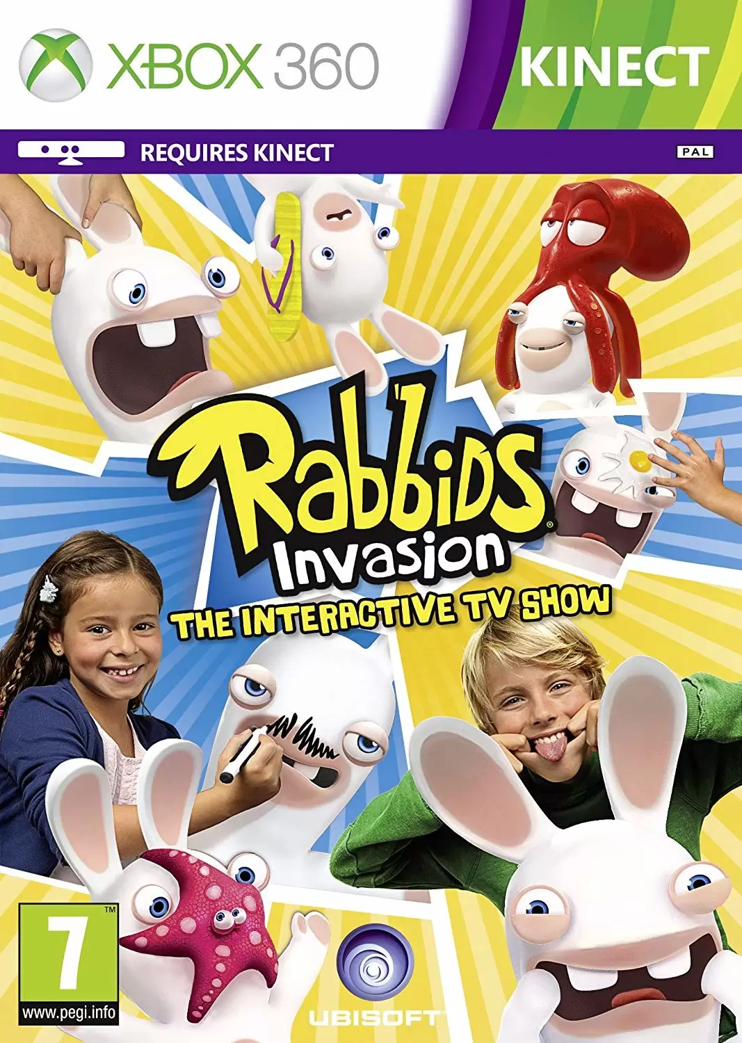 Jeux XBOX 360 - Rabbids Invasion: The Interative TV Show