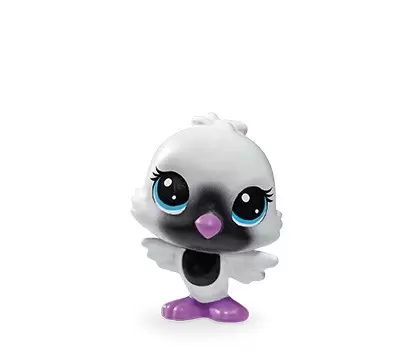 Littlest Pet Shop - Generation 6 - Series 1 - AERO WHITEBIRD