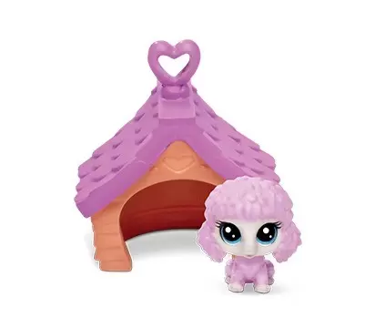 Littlest Pet Shop - Génération 6 - Série 1-B - LE CANICHE DANS LA NICHE POUR CHIEN