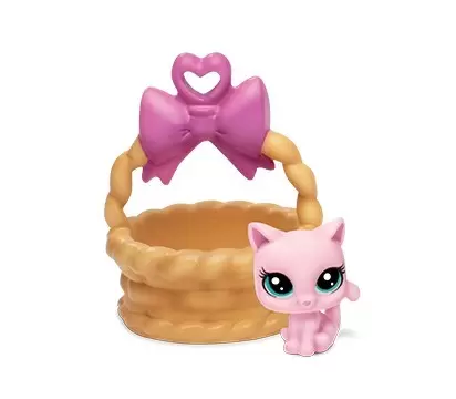 Littlest Pet Shop - Génération 6 - Série 1-B - LE CHAT DANS LE PANIER