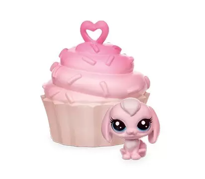 Littlest Pet Shop - Génération 6 - Série 1-B - LE LAPIN ET LE CUPCAKE