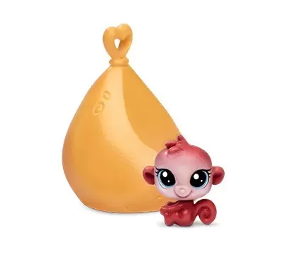 Littlest Pet Shop - Génération 6 - Série 1-B - LE SINGE ET LA BANANE