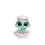 GREEN BIRD IN A PINK EGG