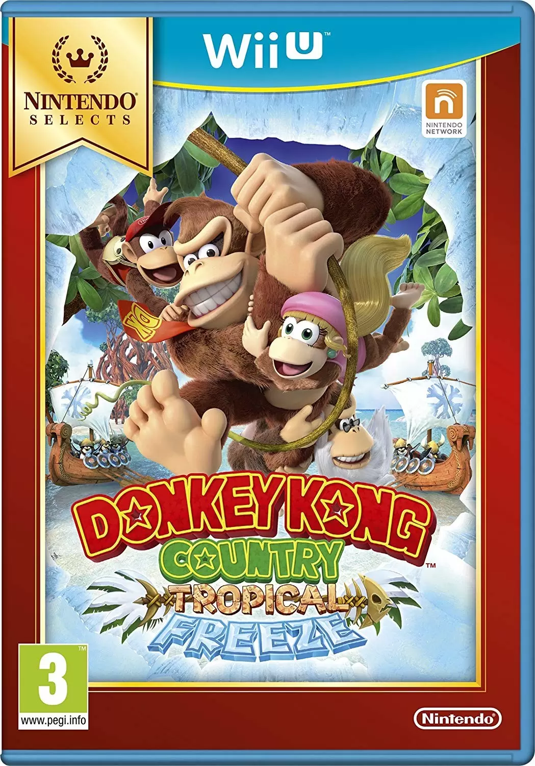 Jeux Wii U - Donkey Kong Country Tropical Freeze (Nintendo Selects)