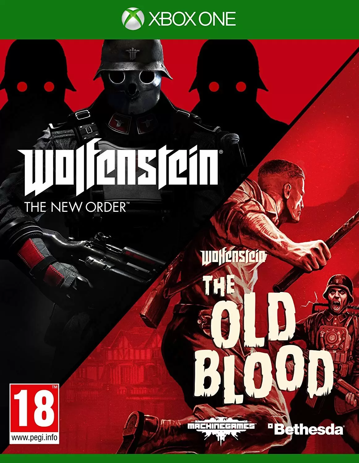 Jeux XBOX One - Wolfenstein Double Pack : The New Order & The Old Blood