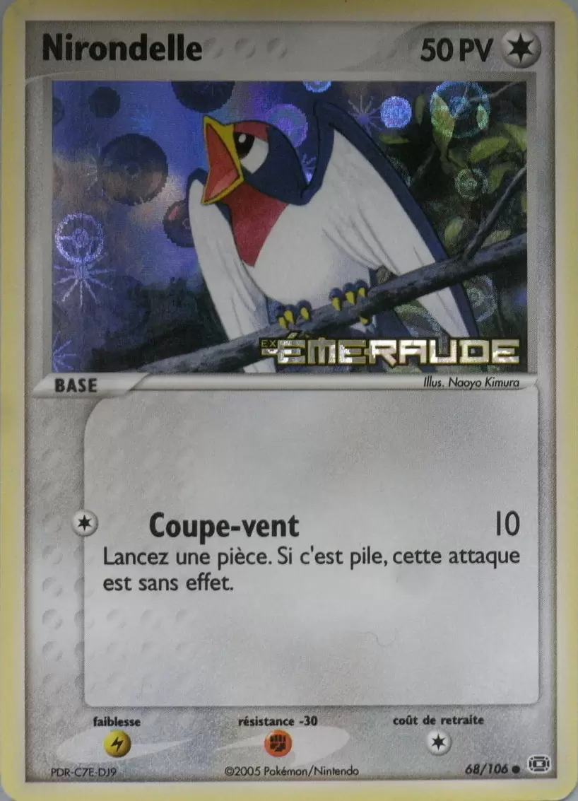 EX Emeraude - Nirondelle holographique Logo