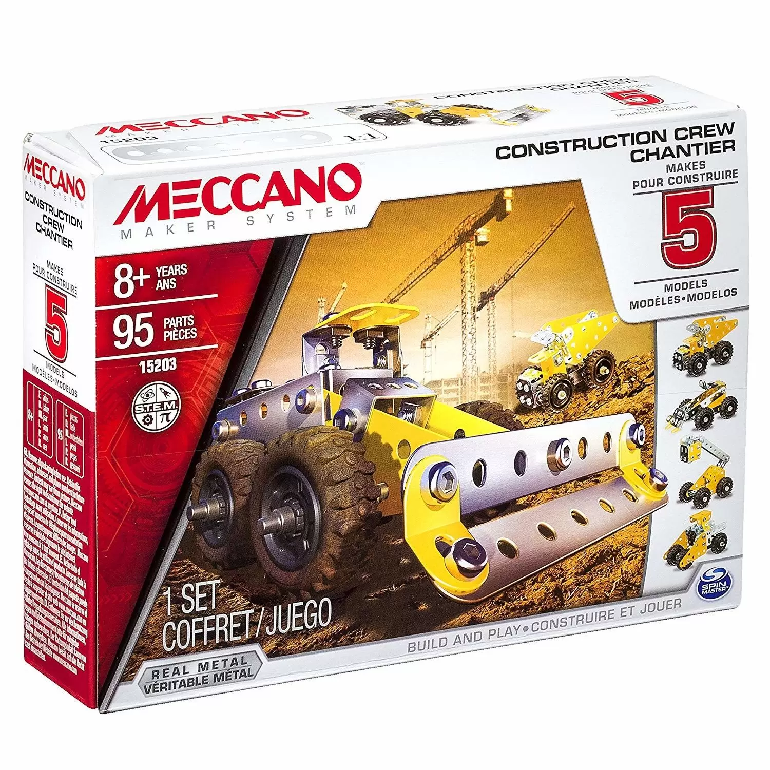 Meccano - Engins de chantier 5 modèles