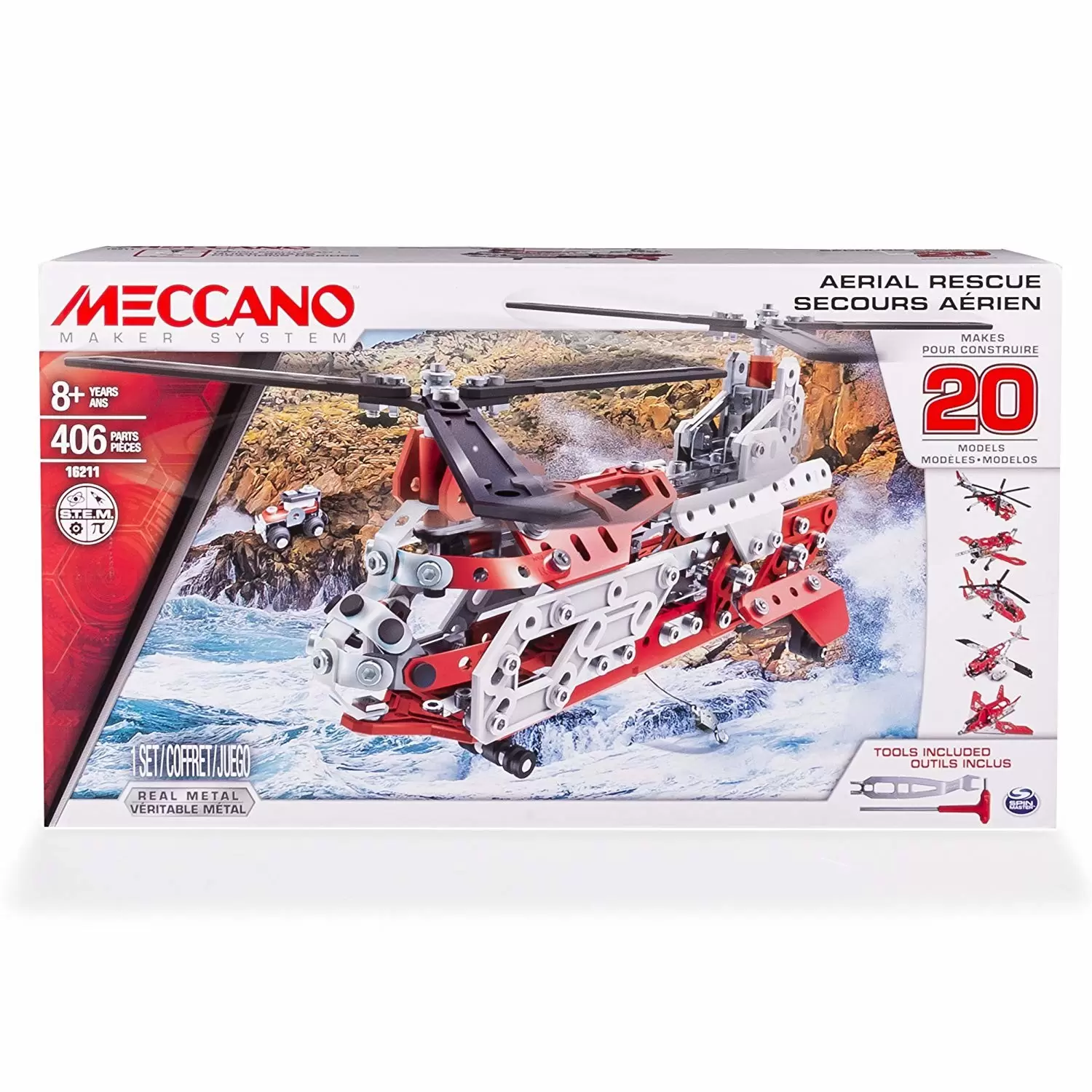 Meccano - Secours Aérien : 20 modèles