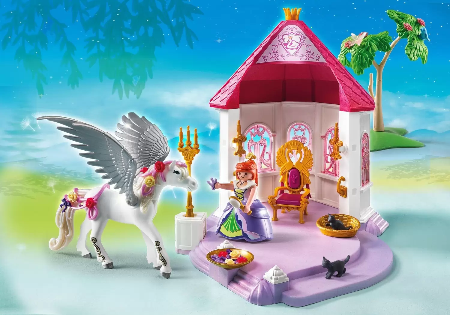 Playmobil royal/fée/princesse gondole/Bateau & avirons New Magic