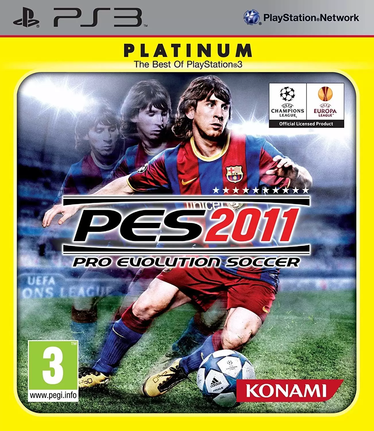 Jeux PS3 - Pro Evolution Soccer 2011 (Platinum)