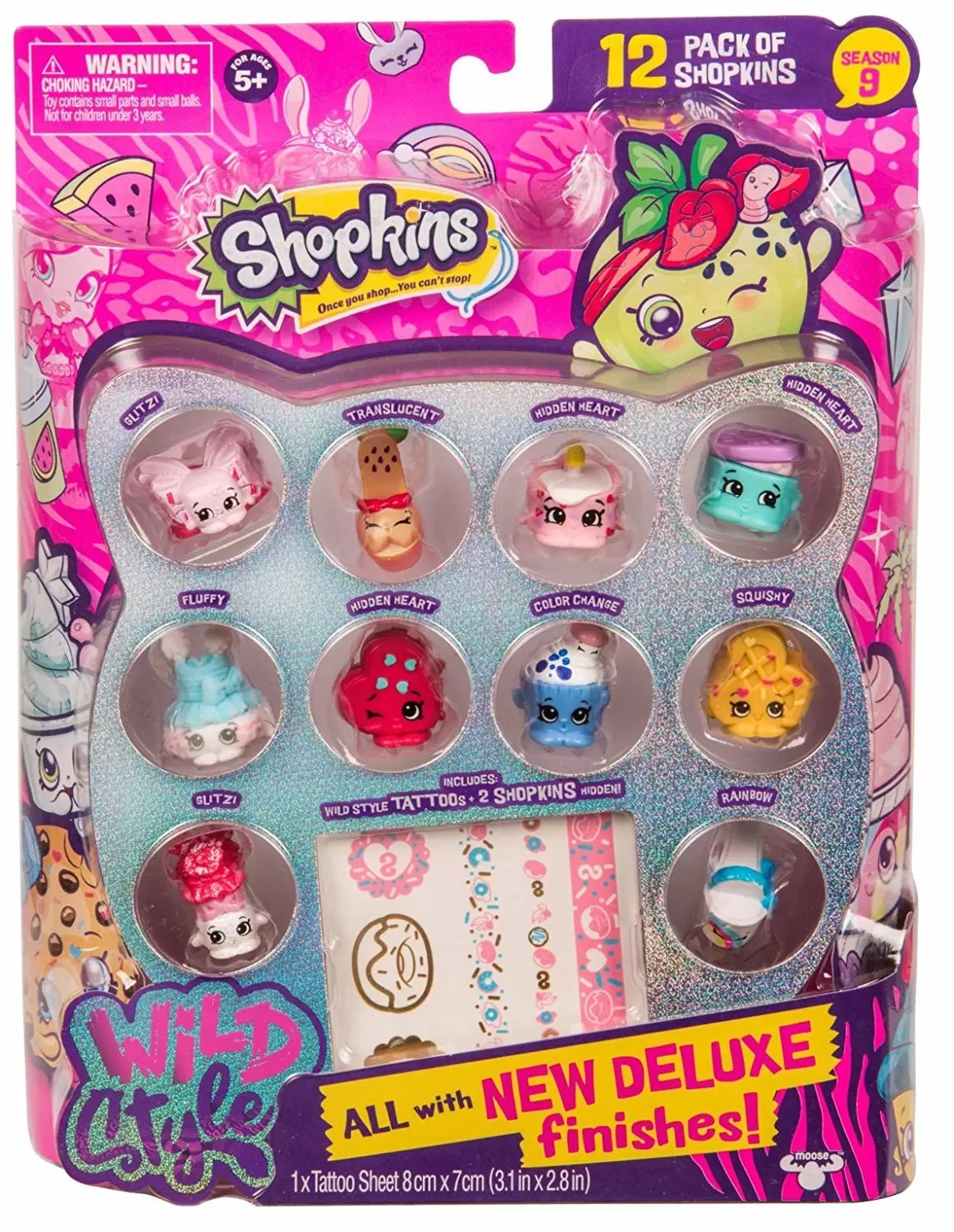 Shoppies, Shoppets, Lil\' Secrets and Mini Pack - Season 9 - 12 Pack of Shopkins