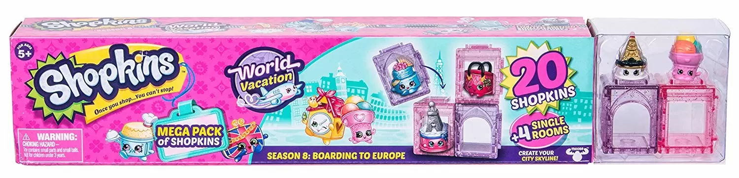 Shopkins Pack - Saison 8 - Mega Pack Europe