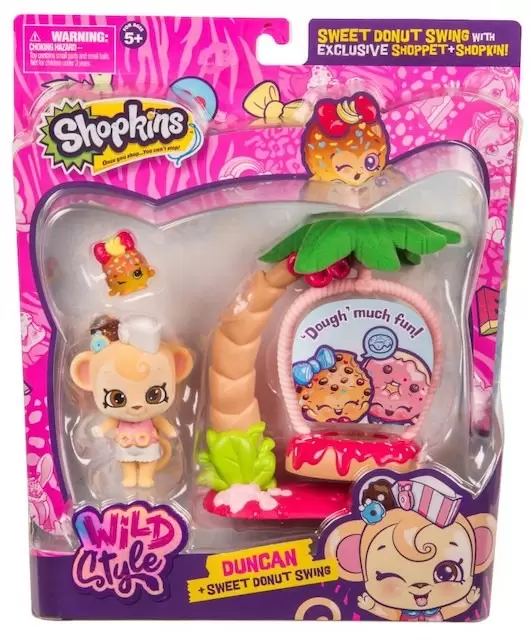 Shoppies, Shoppets, Lil\' Secrets and Mini Pack - Saison 9 - Shoppets Duncan + Sweet Donut Swing