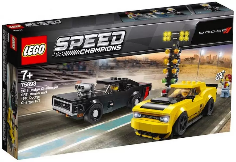 LEGO Speed Champions - 2018 Dodge Challenger SRT Demon & 1970 Dodge Charger R/T