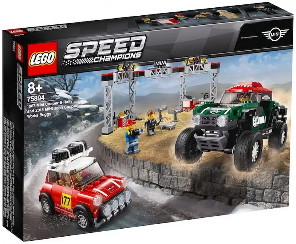 LEGO Speed Champions - Mini Cooper S Rally & 2018 MINI John Cooper Works Buggy